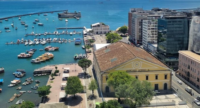 vista do elevador lacerda salvador bahia